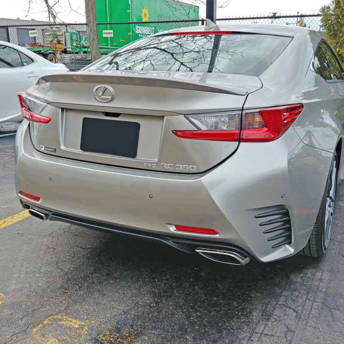 Lexus RC Factory Style Flush Mount Rear Deck Spoiler 2015